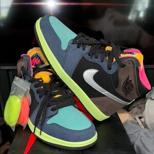 Nike Multicolor Athletic Shoes